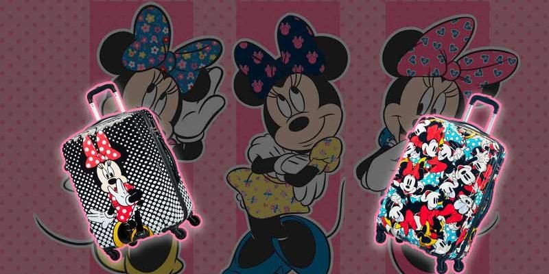 Maletas de Minnie Mouse con ruedas para las peques de la casa